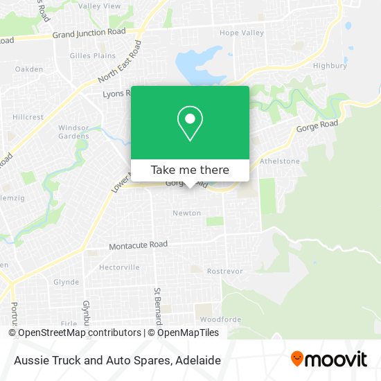 Aussie Truck and Auto Spares map