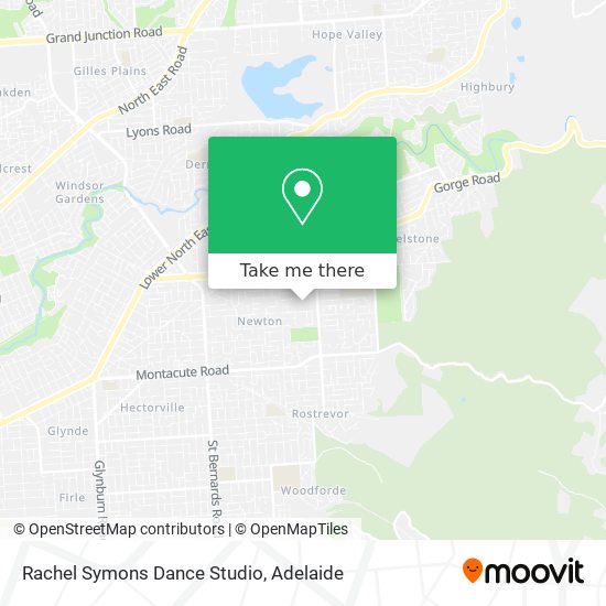 Rachel Symons Dance Studio map