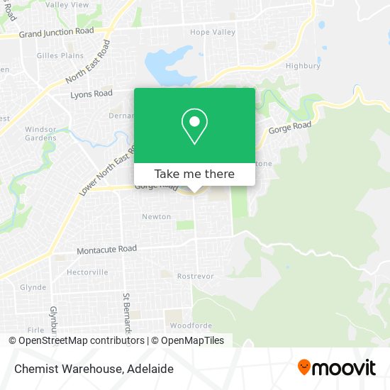 Mapa Chemist Warehouse