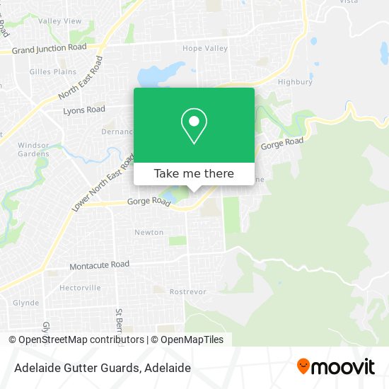 Mapa Adelaide Gutter Guards