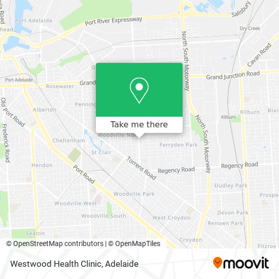 Westwood Health Clinic map