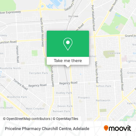 Priceline Pharmacy Churchill Centre map