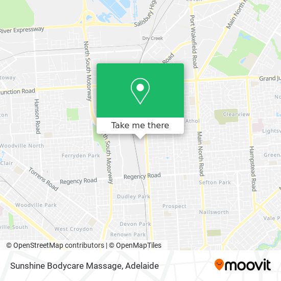 Sunshine Bodycare Massage map