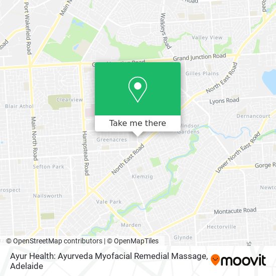 Ayur Health: Ayurveda Myofacial Remedial Massage map