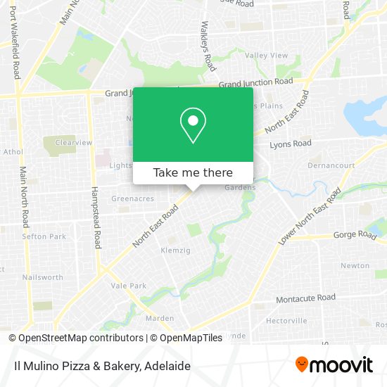 Mapa Il Mulino Pizza & Bakery