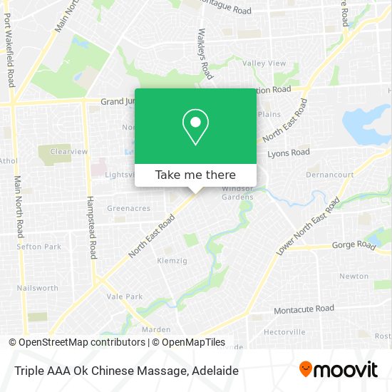 Triple AAA Ok Chinese Massage map