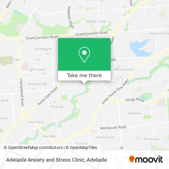Adelaide Anxiety and Stress Clinic map