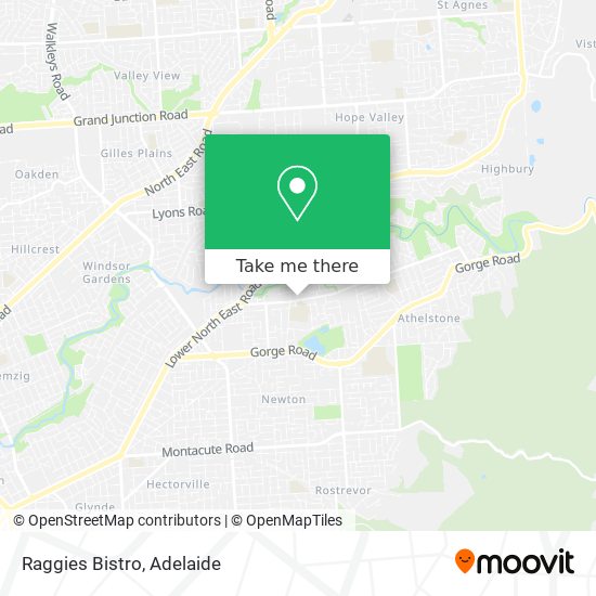Raggies Bistro map