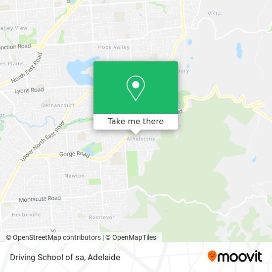 Driving School of sa map