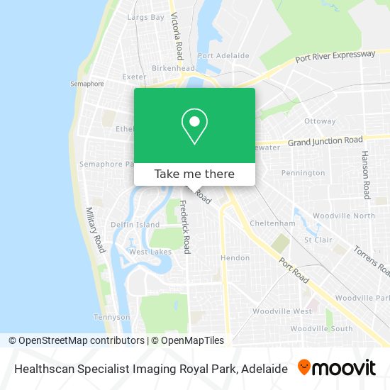 Mapa Healthscan Specialist Imaging Royal Park