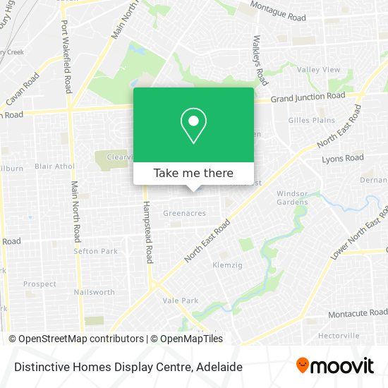 Distinctive Homes Display Centre map