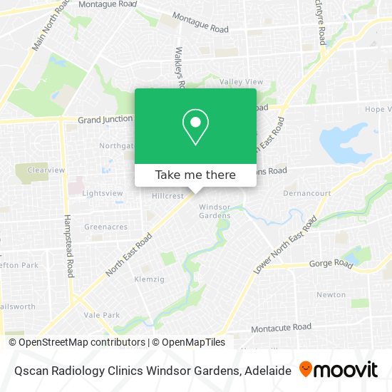 Qscan Radiology Clinics Windsor Gardens map