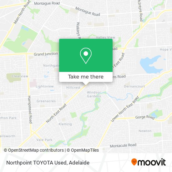 Northpoint TOYOTA Used map