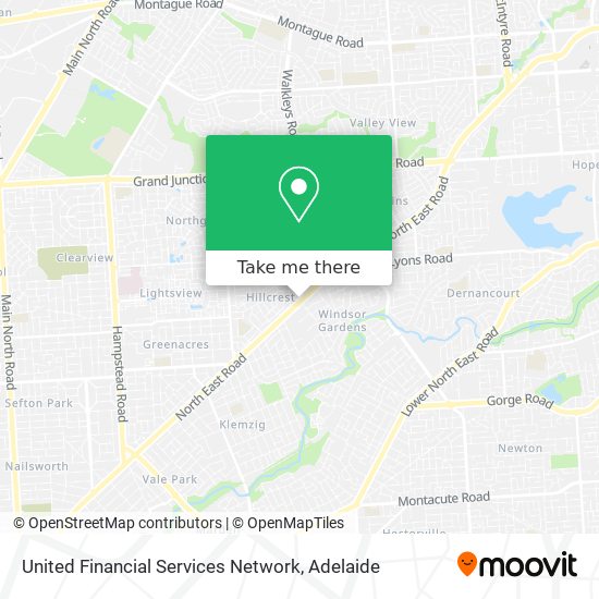 Mapa United Financial Services Network