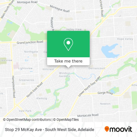 Stop 29 McKay Ave - South West Side map