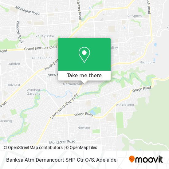 Banksa Atm Dernancourt SHP Ctr O / S map