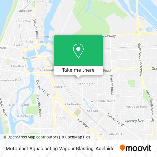 Mapa Motoblast Aquablasting Vapour Blasting