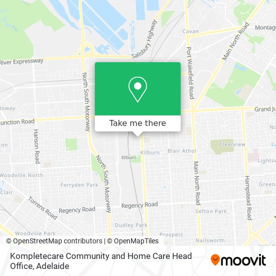 Kompletecare Community and Home Care Head Office map