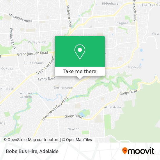 Bobs Bus Hire map