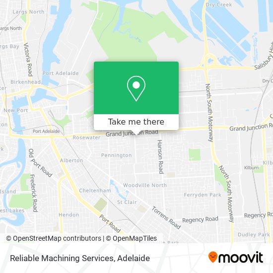 Reliable Machining Services map