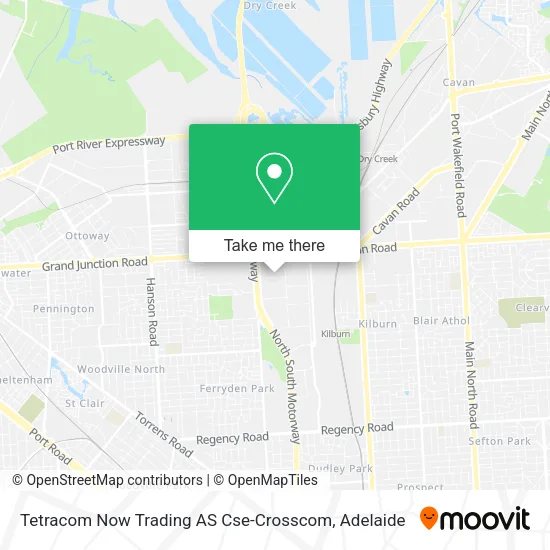 Tetracom Now Trading AS Cse-Crosscom map
