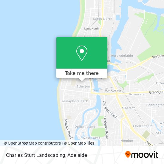 Charles Sturt Landscaping map