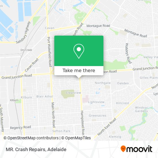 MR. Crash Repairs map