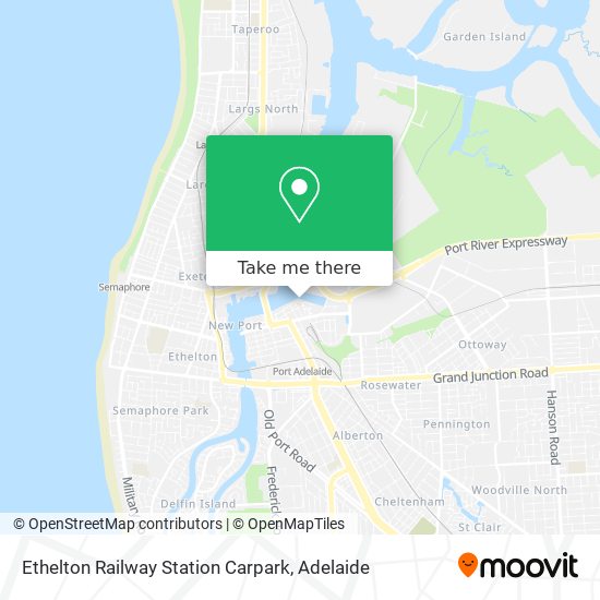 Ethelton Railway Station Carpark map