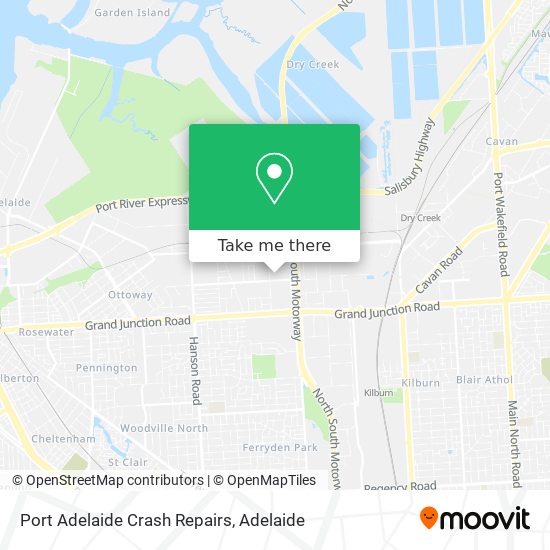 Port Adelaide Crash Repairs map
