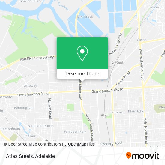 Atlas Steels map