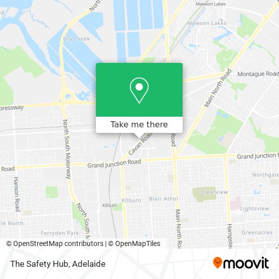 The Safety Hub map