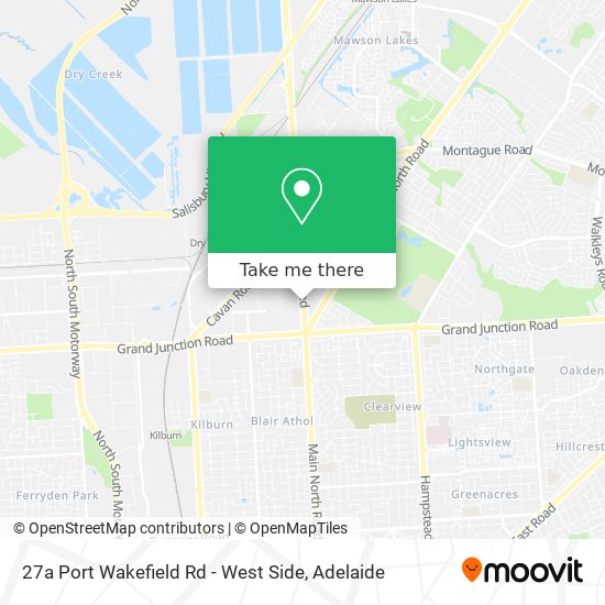 Mapa 27a Port Wakefield Rd - West Side