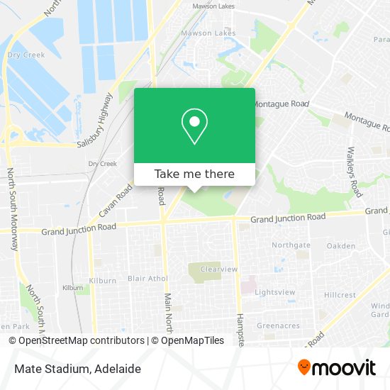 Mate Stadium map