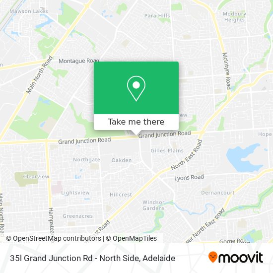 35l Grand Junction Rd - North Side map