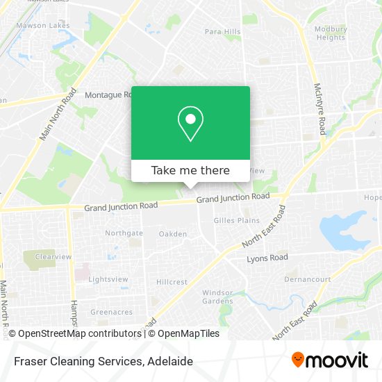 Mapa Fraser Cleaning Services