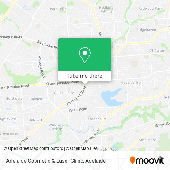 Mapa Adelaide Cosmetic & Laser Clinic