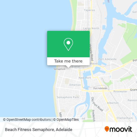Beach Fitness Semaphore map