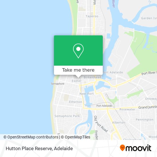 Hutton Place Reserve map