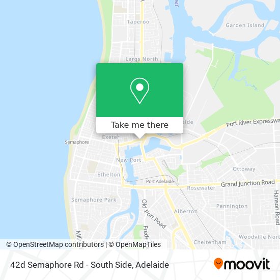 42d Semaphore Rd - South Side map