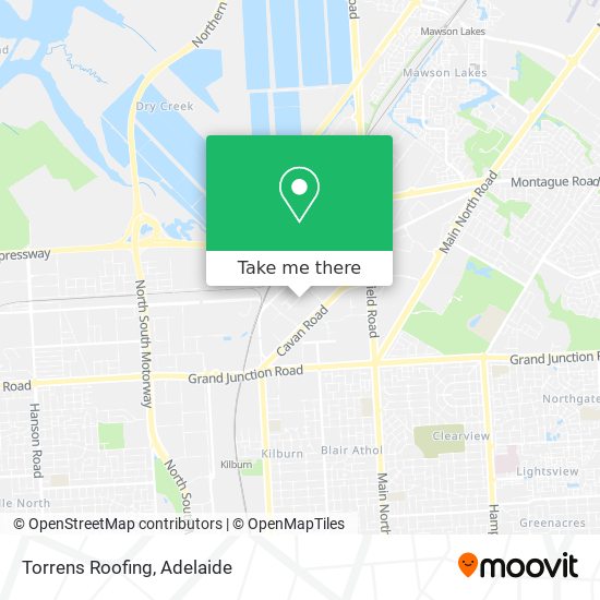 Torrens Roofing map