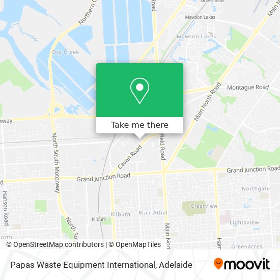 Mapa Papas Waste Equipment International