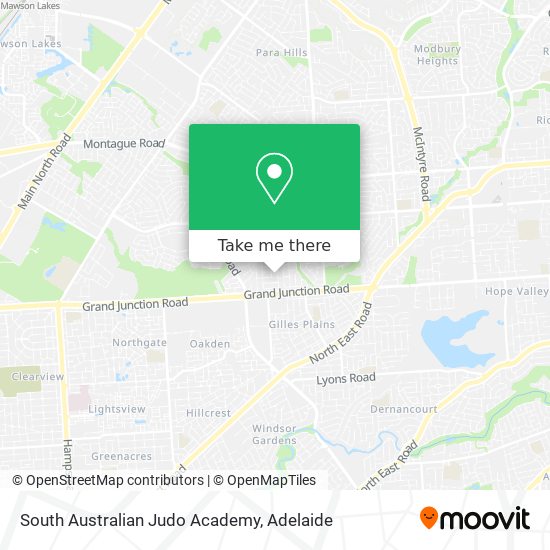 South Australian Judo Academy map