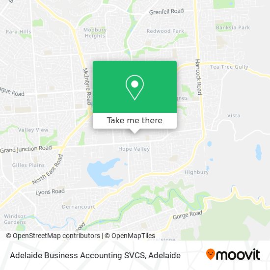 Adelaide Business Accounting SVCS map