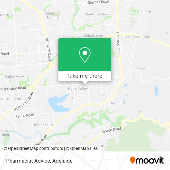 Pharmacist Advice map