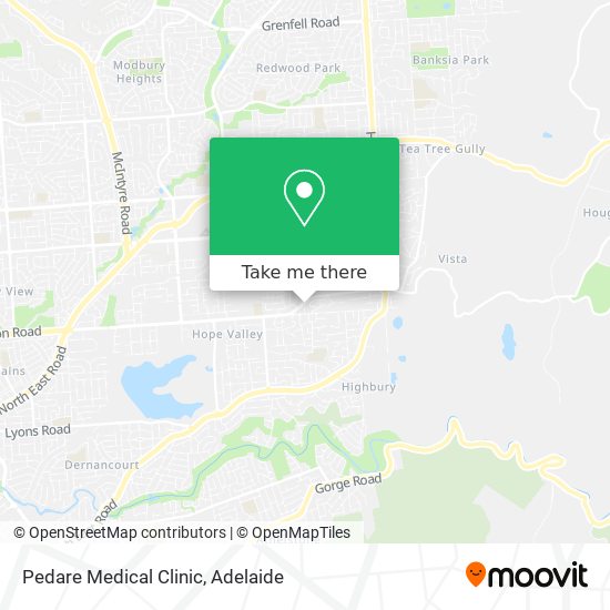 Pedare Medical Clinic map