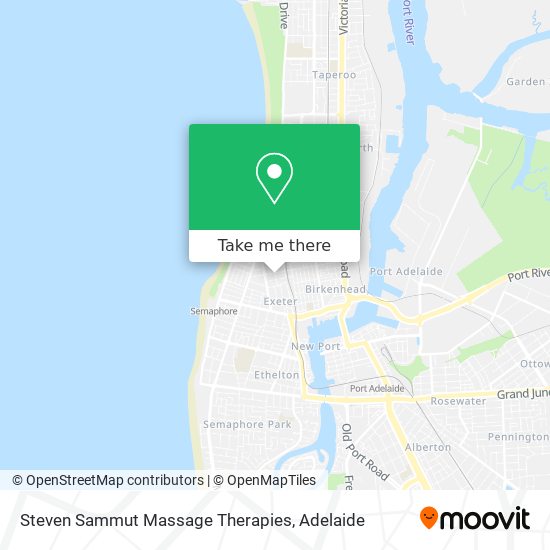 Steven Sammut Massage Therapies map