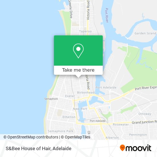 S&Bee House of Hair map