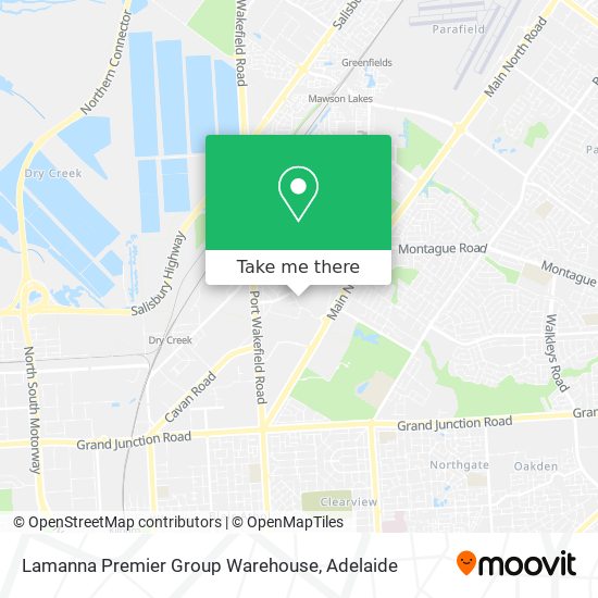 Lamanna Premier Group Warehouse map