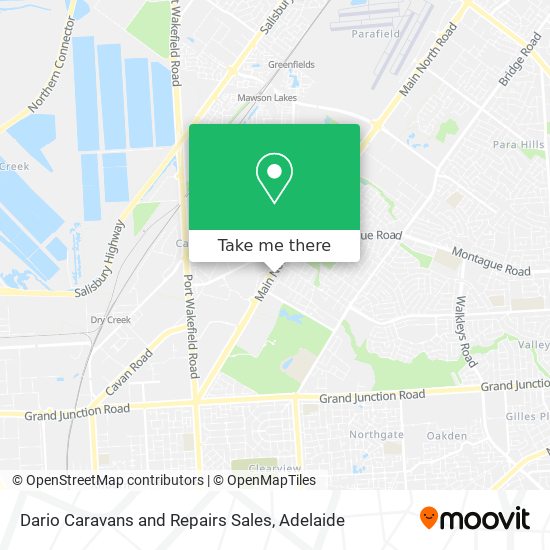 Dario Caravans and Repairs Sales map