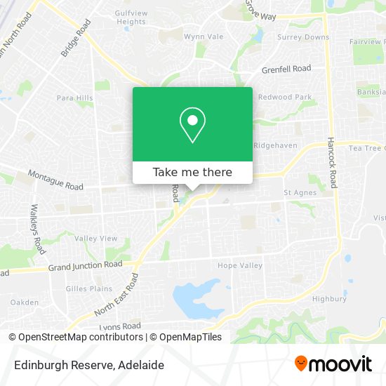 Edinburgh Reserve map
